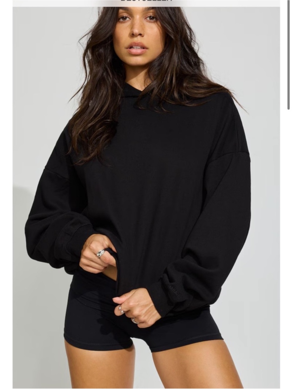 Garage Black Oversized Hoodie size S-M